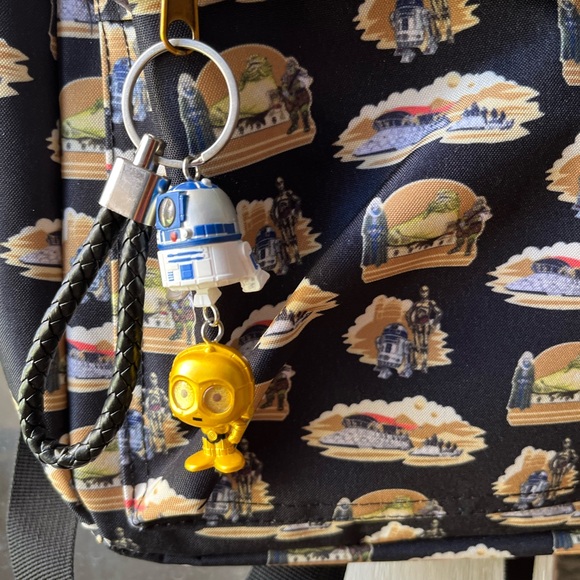 Star Wars Return of the Jedi Backpack by Funko with a custom bag charm - Picture 3 of 4